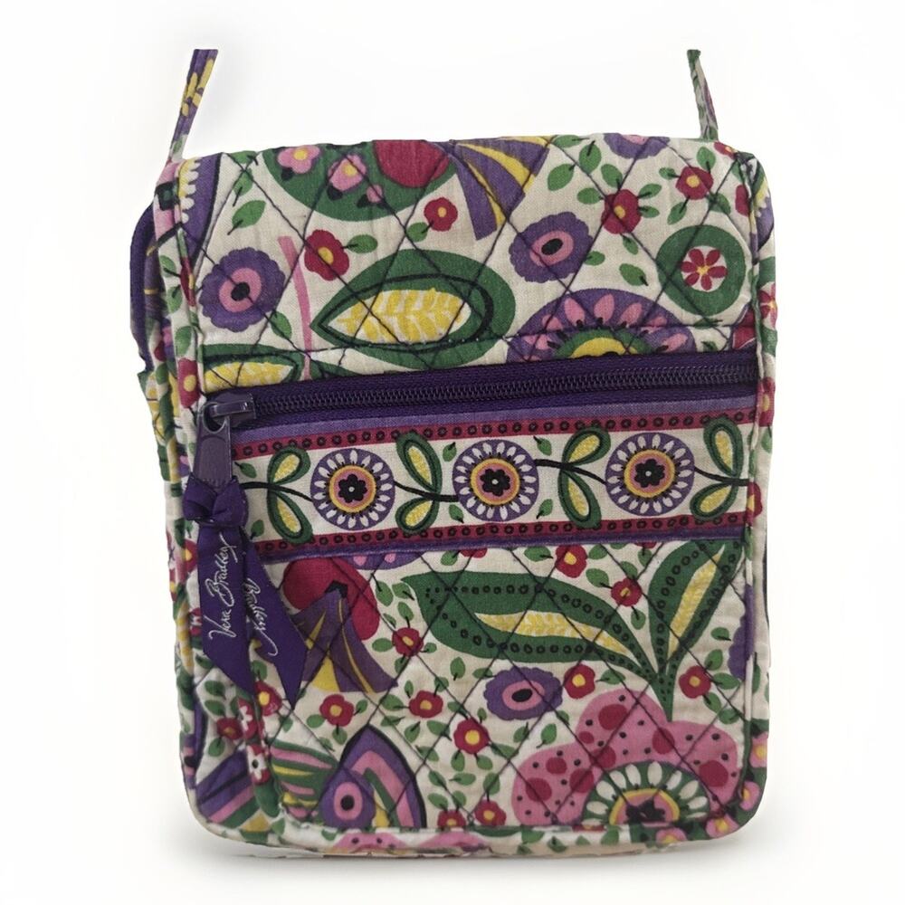 Vera Bradley Viva La Vera Little Hipster Crossbody Bag Purse Retired 2011 8x6x1